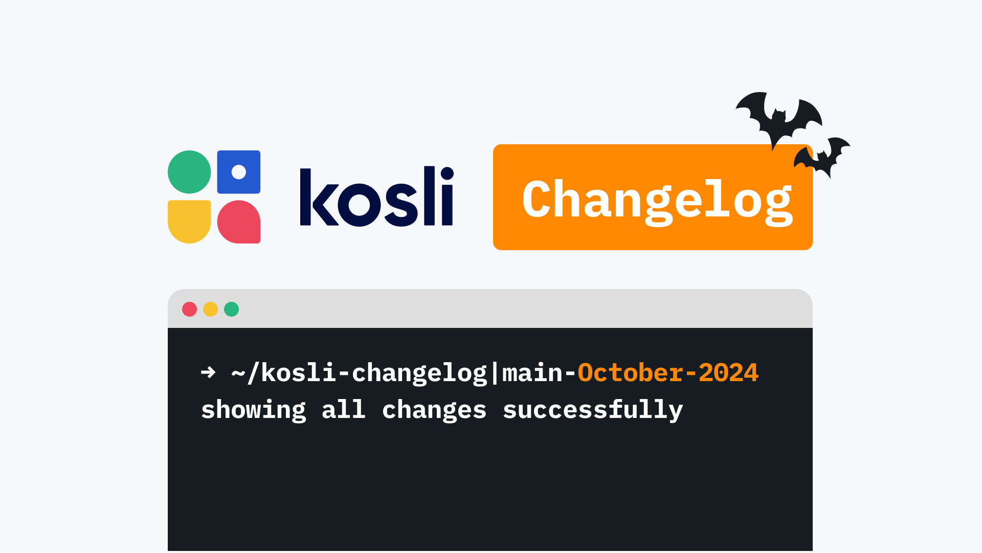 kosli changelog october 2024