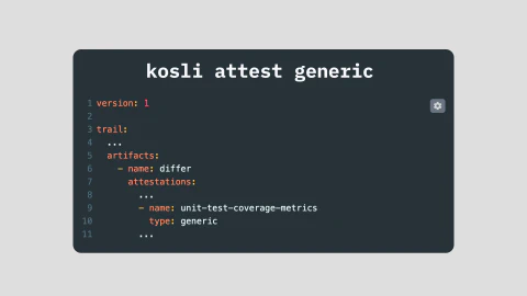 How to make Kosli generic attestations using the kosli-attest-generic command main image