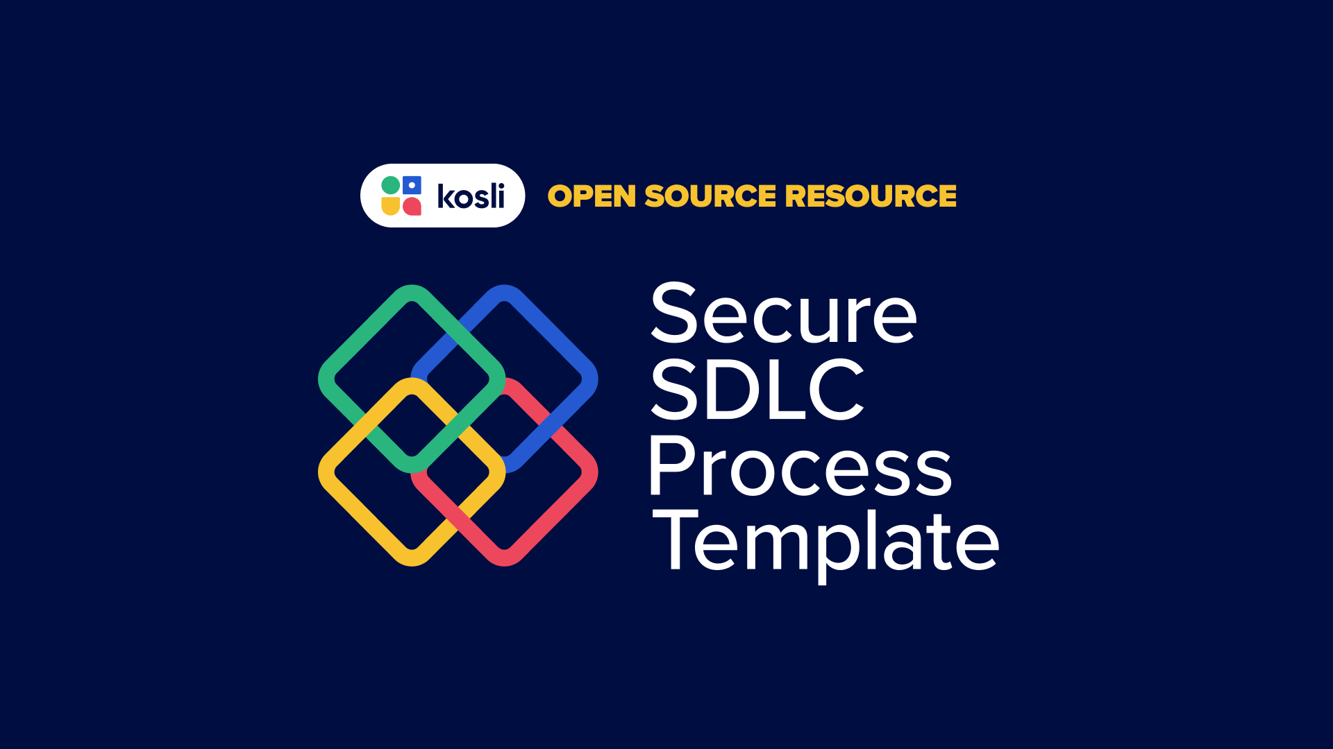 Kosli - Secure SDLC Proces Template logo