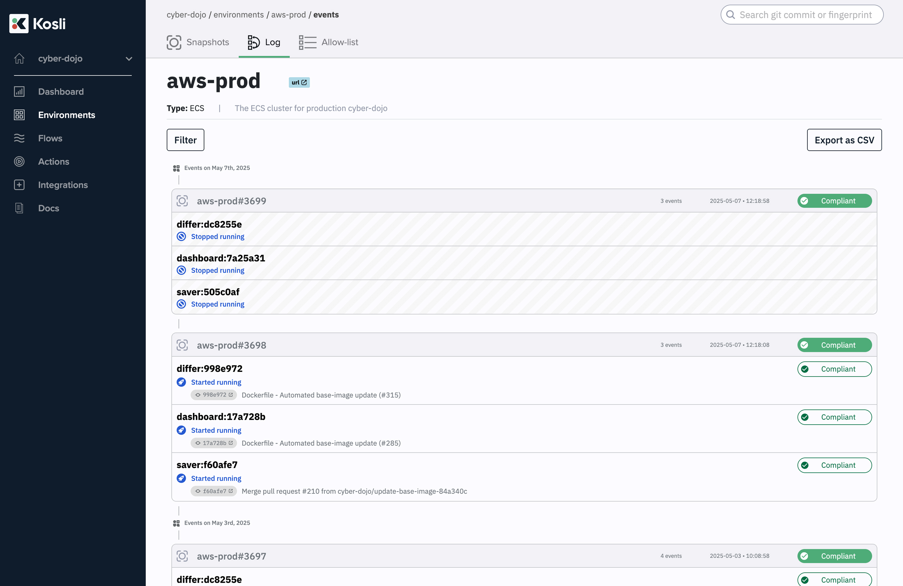 Be audit-ready at any moment