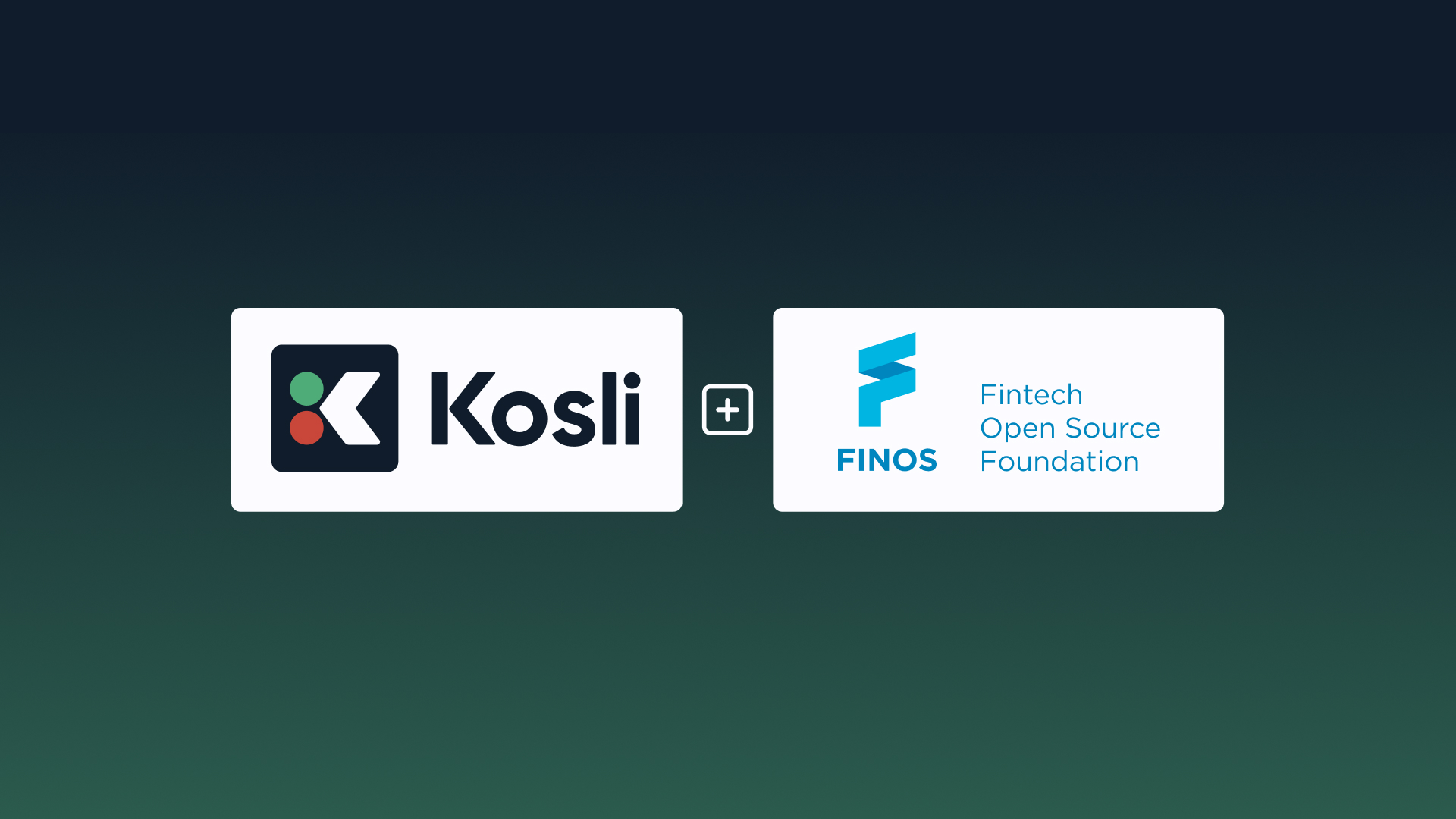 kosli logo next to FINOS logo